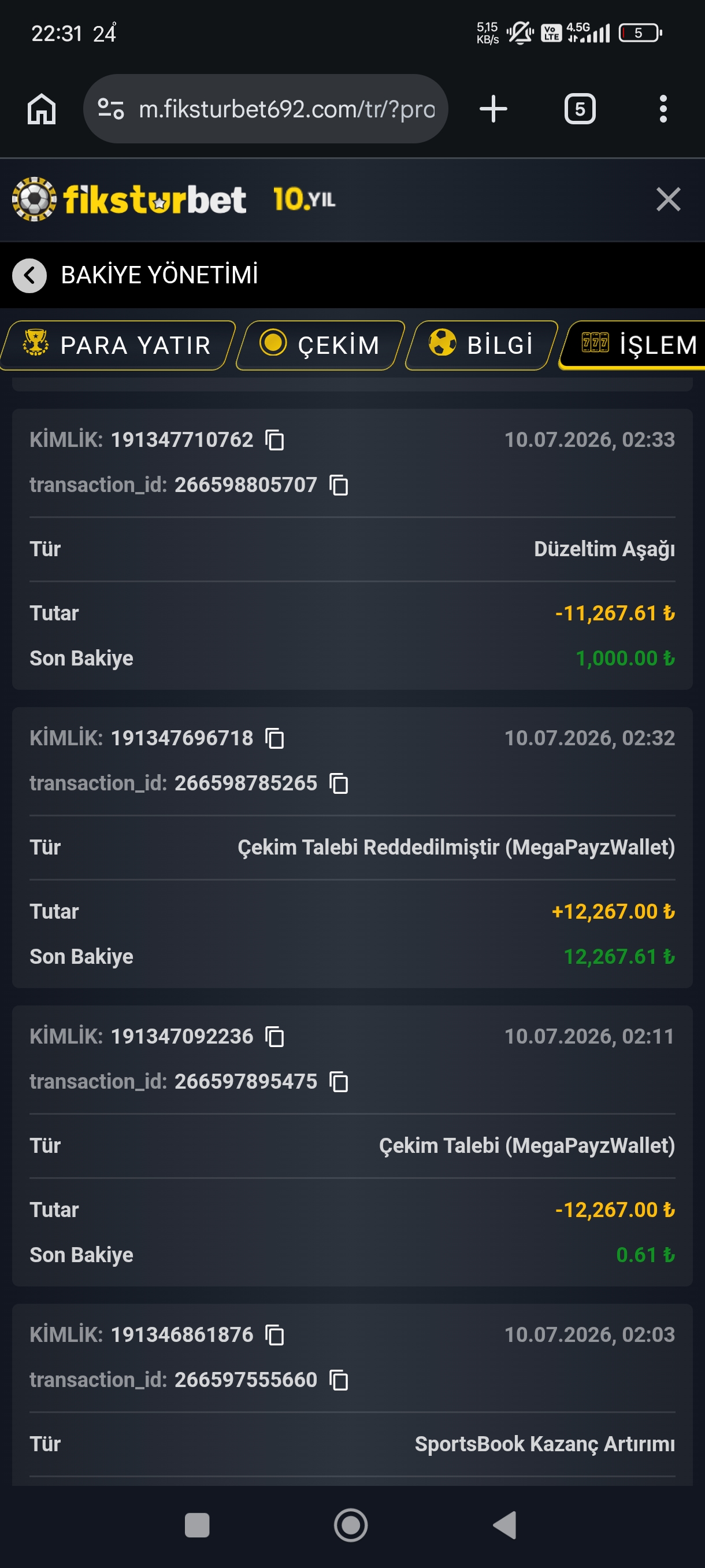 Fikstürbet şikayet görseli